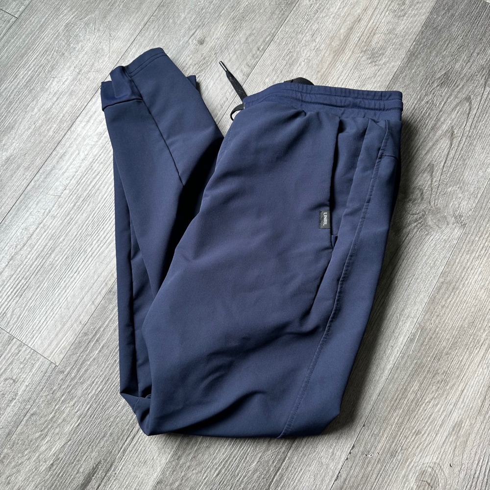 UNRL Navy Blue Performance Jogger Sweatpants Men's Medium